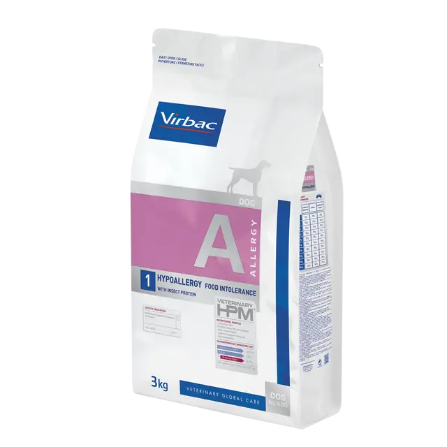 Virbac HPM A1 Dog 12 kg – Pienso para Perros con Intolerancias y Alergias