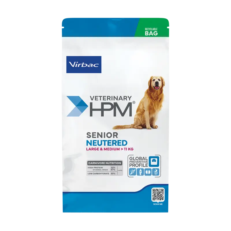 Virbac HPM Senior Neutered Dog Medium & Large 3 kg – Perros Esterilizados Mayores