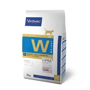 Virbac HPM W1 Cat 7 kg – Pienso para Gatos con Sobrepeso y Diabetes