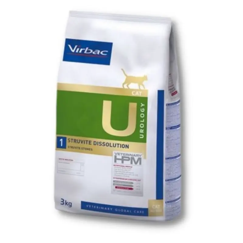 VIRBAC U1-CAT UROLOGY STRUVITE DISSOLUTION 3 kg