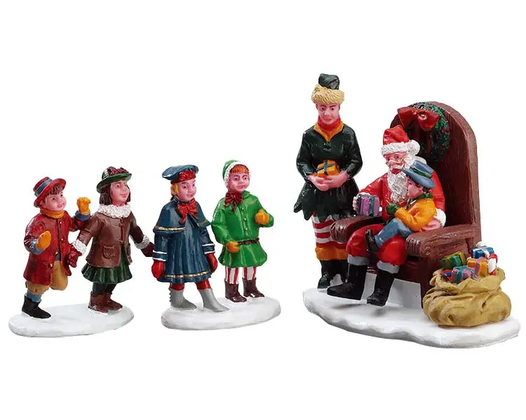 Visiting Santa (cod. 62276) - Scena natalizia Lemax