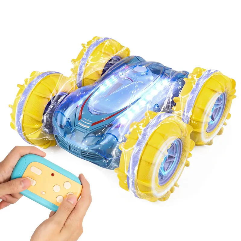 Voiture acrobatique RC - Bleu (Modèle 1)