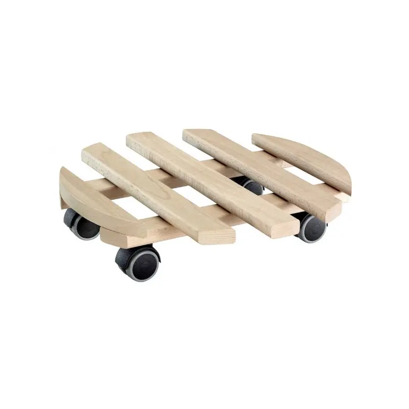 WAGNER SPOSTAVASO BEECH IN LEGNO 35 CM CON RUOTE
