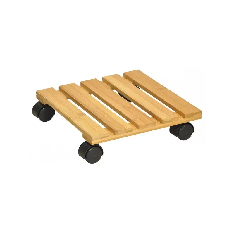 WAGNER SPOSTAVASO IN BAMBOO CON RUOTE 29 CM