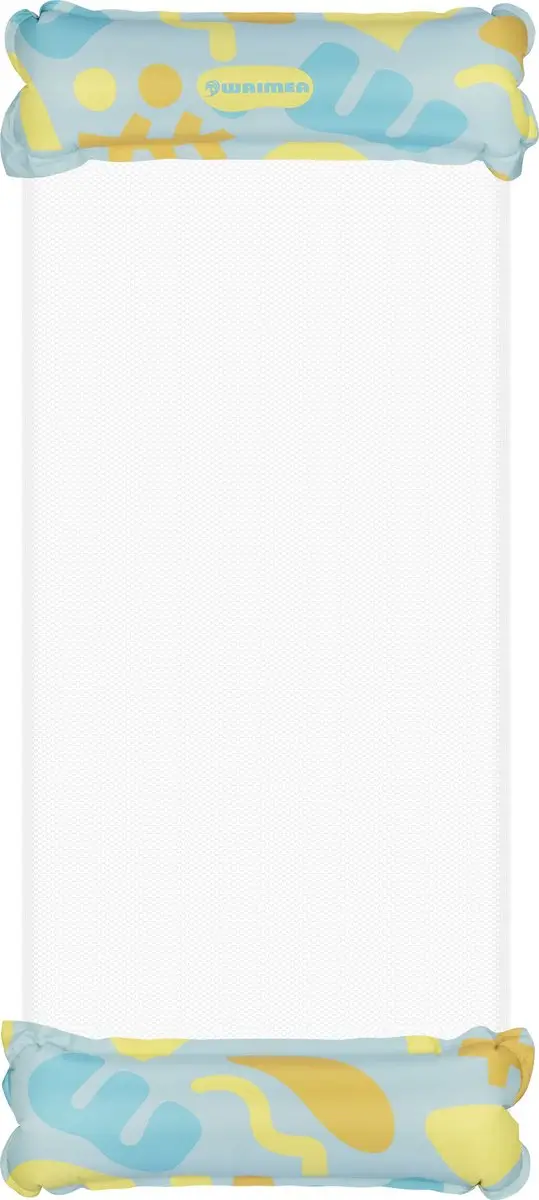 Waimea opblaasbare waterhangmat - pvc - blauw - ca. 137 x 70 cm