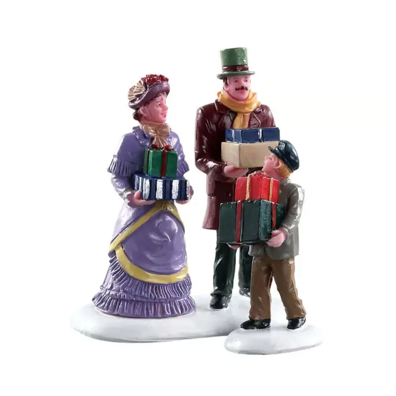 Walking family (cod. 82605) - Personaggi Lemax