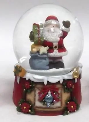 Waterball 65MM Babbo Natale