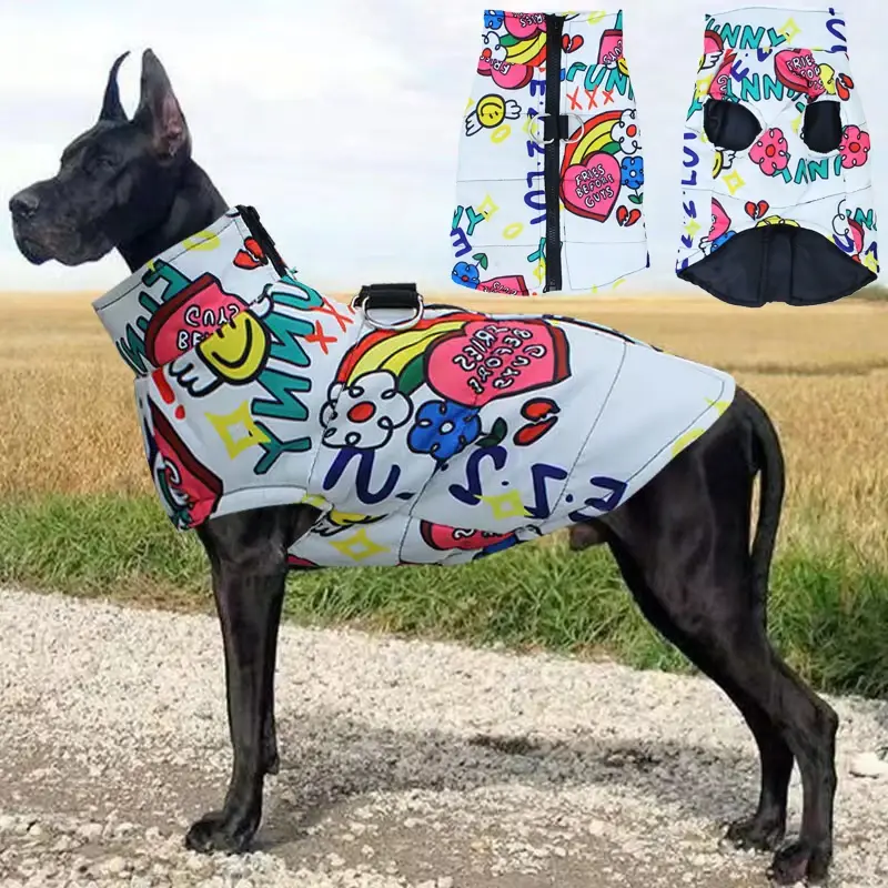 Waterproof Dog Jacket – Fashion Coat for Large Dogs