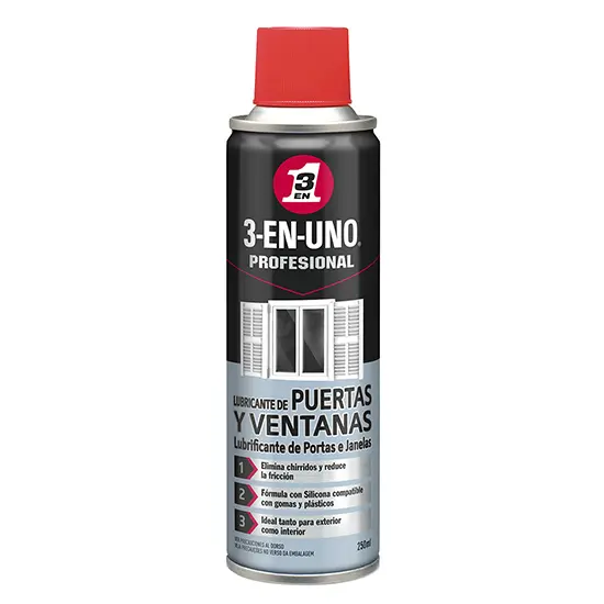 WD-40 PUERTAS Y VENTANAS 250ML