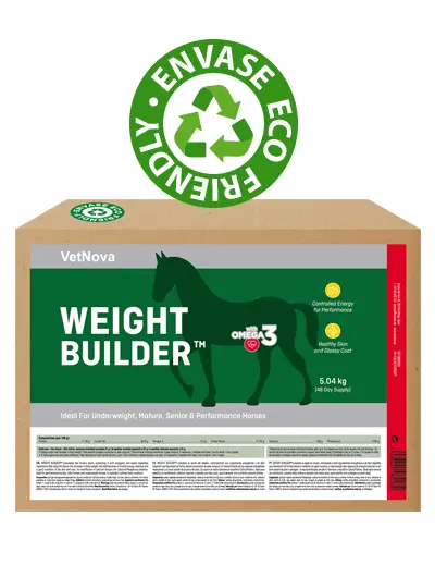 Weight Builder – Vetnova - Suplemento para Ganancia de Peso y Rendimiento en Caballos