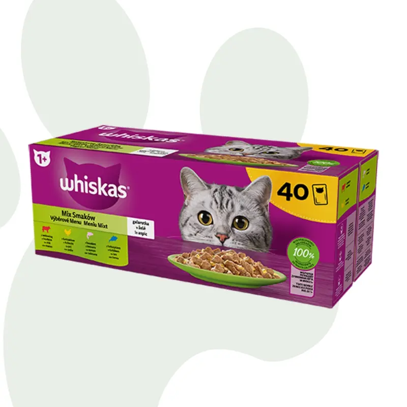 Whiskas Selezione Assortita 40 pz - Alimentazione premium per gatti