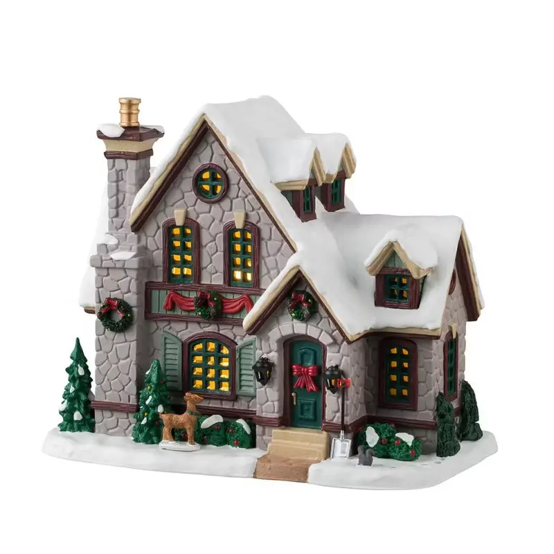 White Christmas (cod. 45235) - Edificio luminoso Lemax