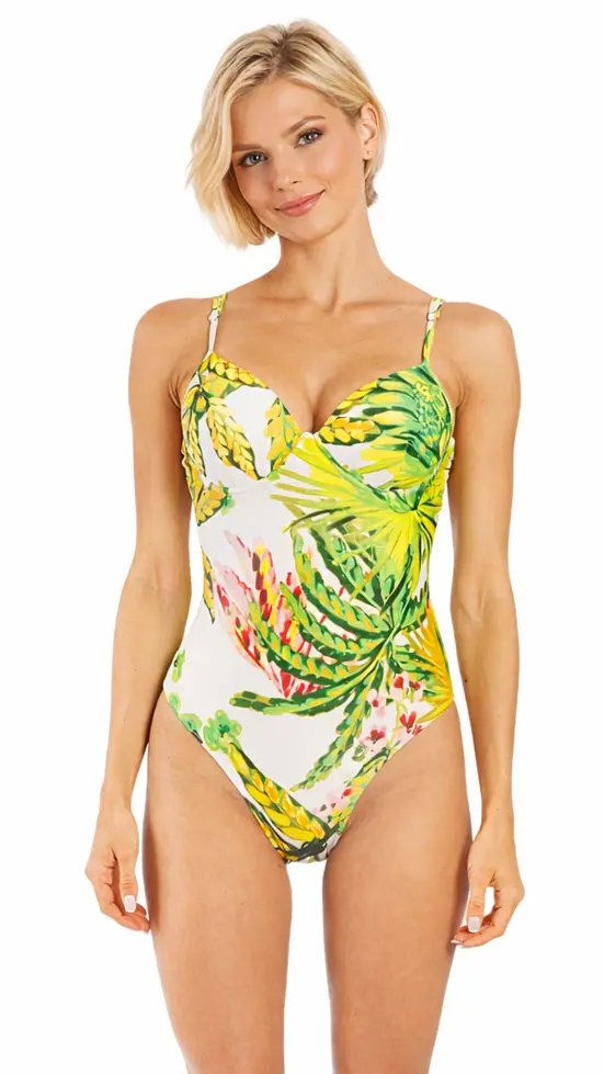 Wholesale Tropical One Piece Swimsuit | Luxury Resort Swimwear Supplier for Boutiques