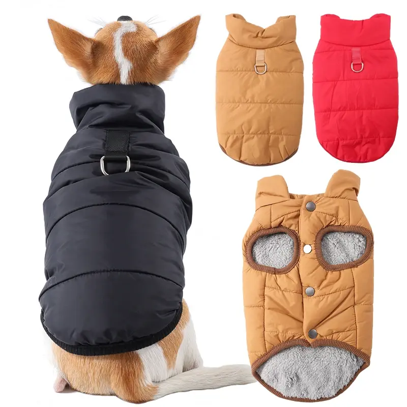 Windproof Winter Dog Jacket – Warm Coat for Small & Medium Dogs