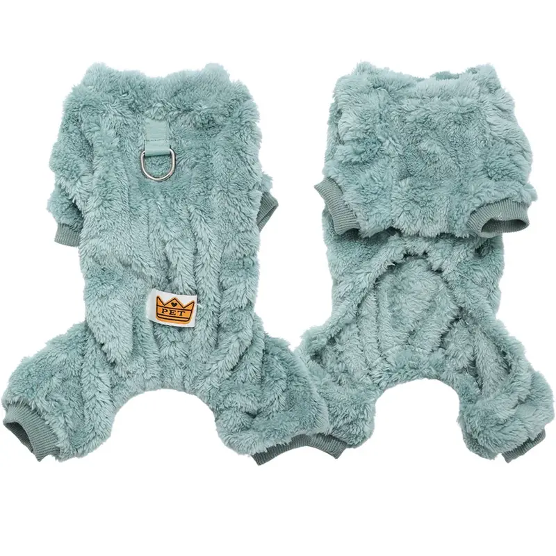 Winter Pet Jumpsuit – Soft Fleece Pajamas for Dogs & Cats