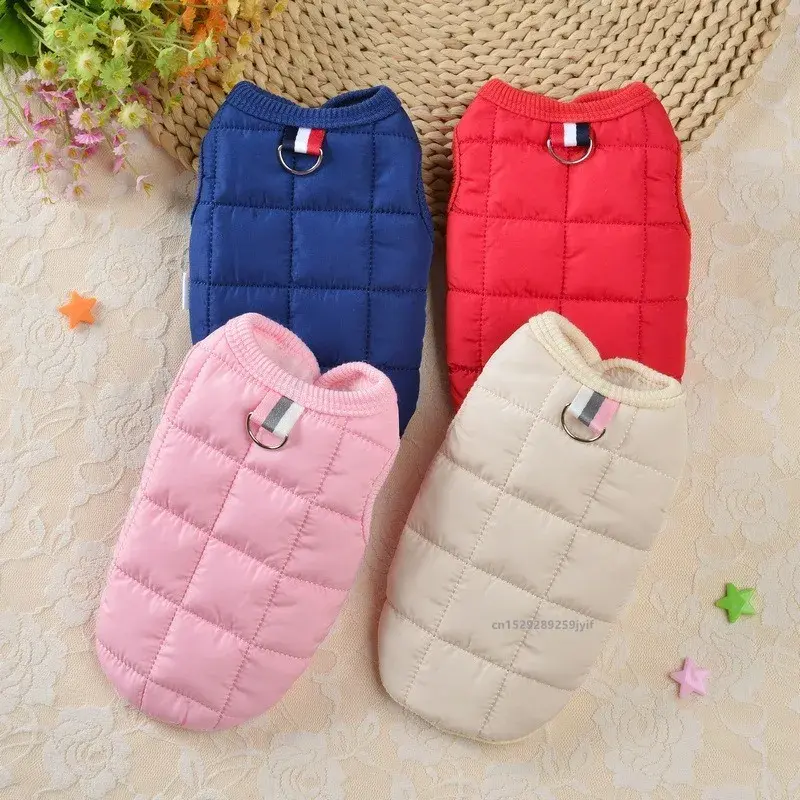 Winter Warm Dog Coat – Padded Jacket for Small Dogs