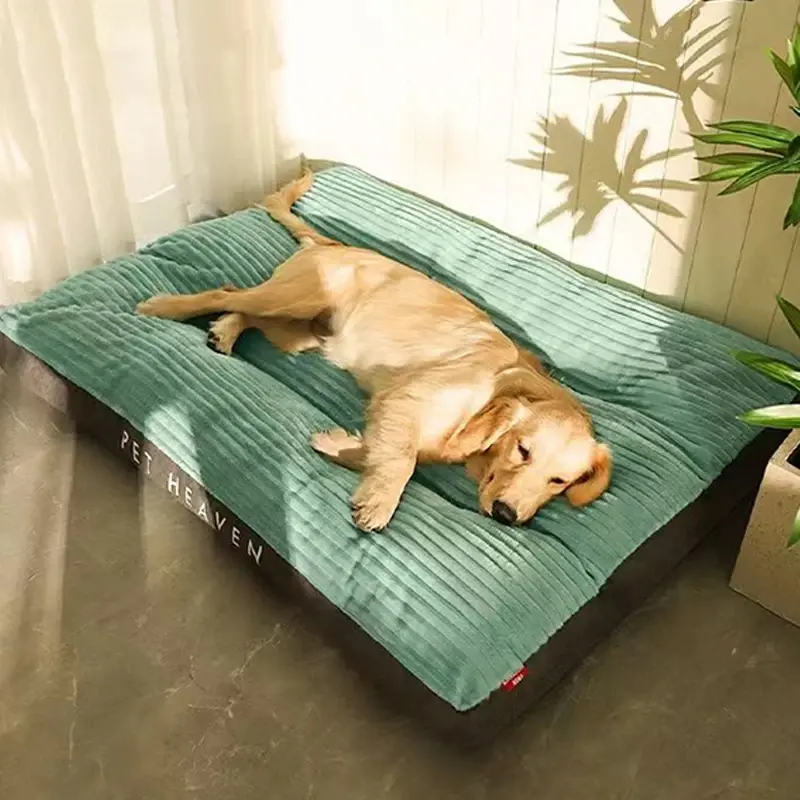 Winter Warm Pet Bed Mat – Corduroy Soft Dog & Cat Cushion