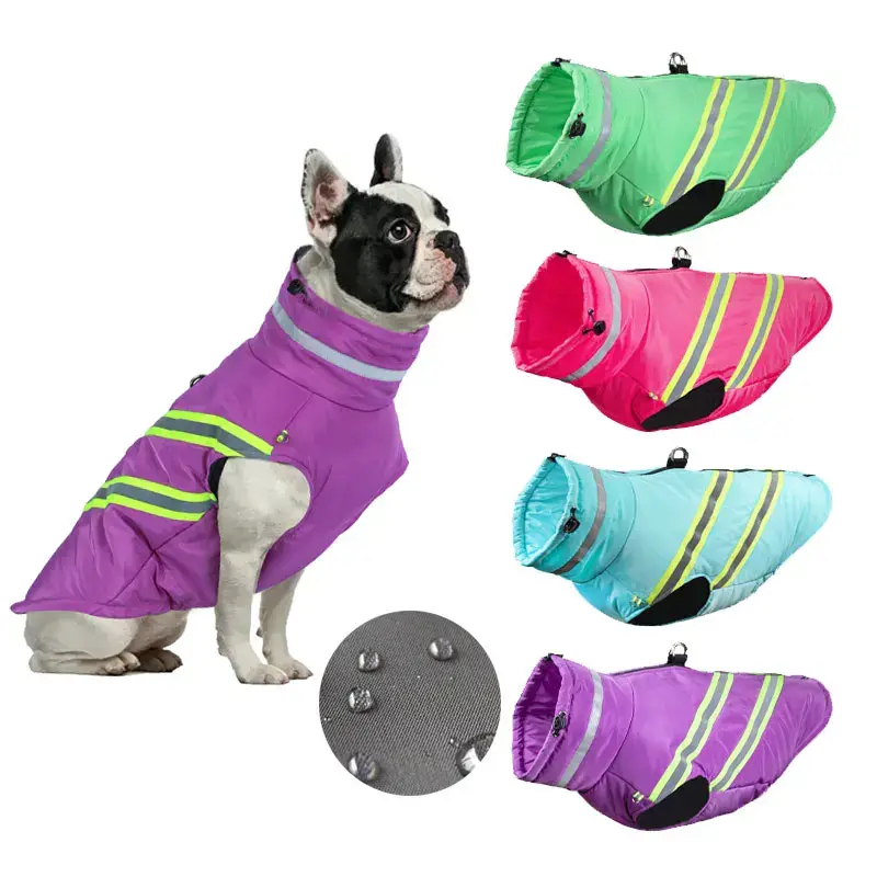 Winter Waterproof Dog Jacket – Warm Reflective Coat for Small & Large Dogs