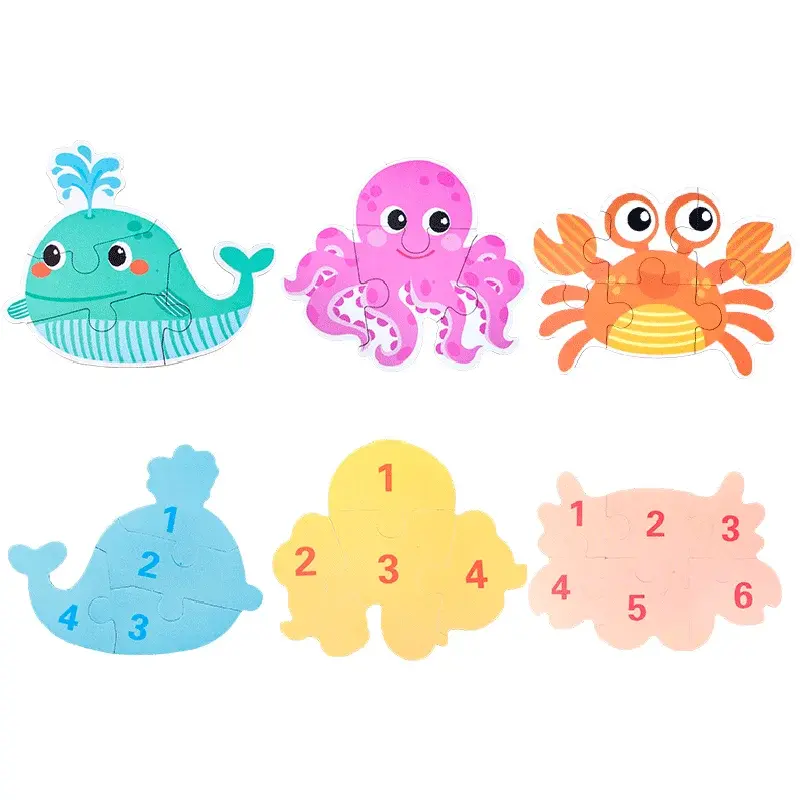 Wooden Animal Puzzle Set