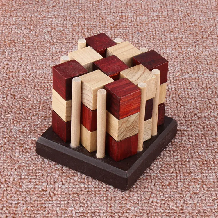Wooden Educational Building Blocks for Children (4-6 Years)