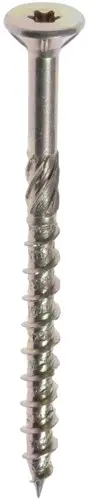 Woodies schroeven woodies ultimate 6.0x100 60 platverzonken kop t-30 geelverzinkt - 61460581