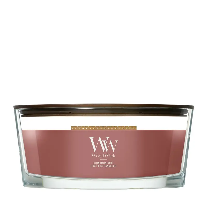 WoodWick - Candela cinnamon chai