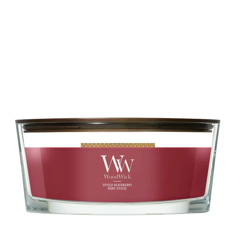 WoodWick - Candela spiced blackberry