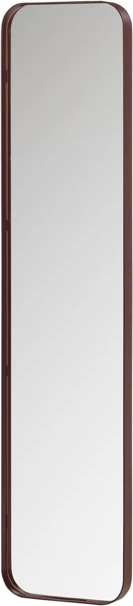 Woood doutzen spiegel - metaal - bordeauxrood - 170x40x5