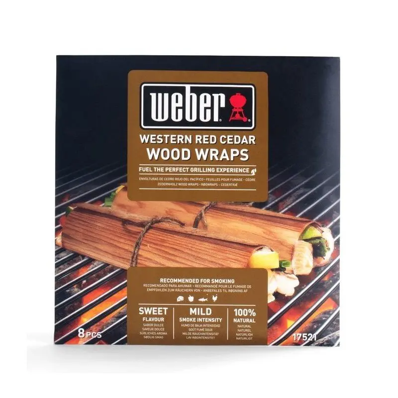 Wraps al cedro rosso Weber - Legno affumicatura - 17521