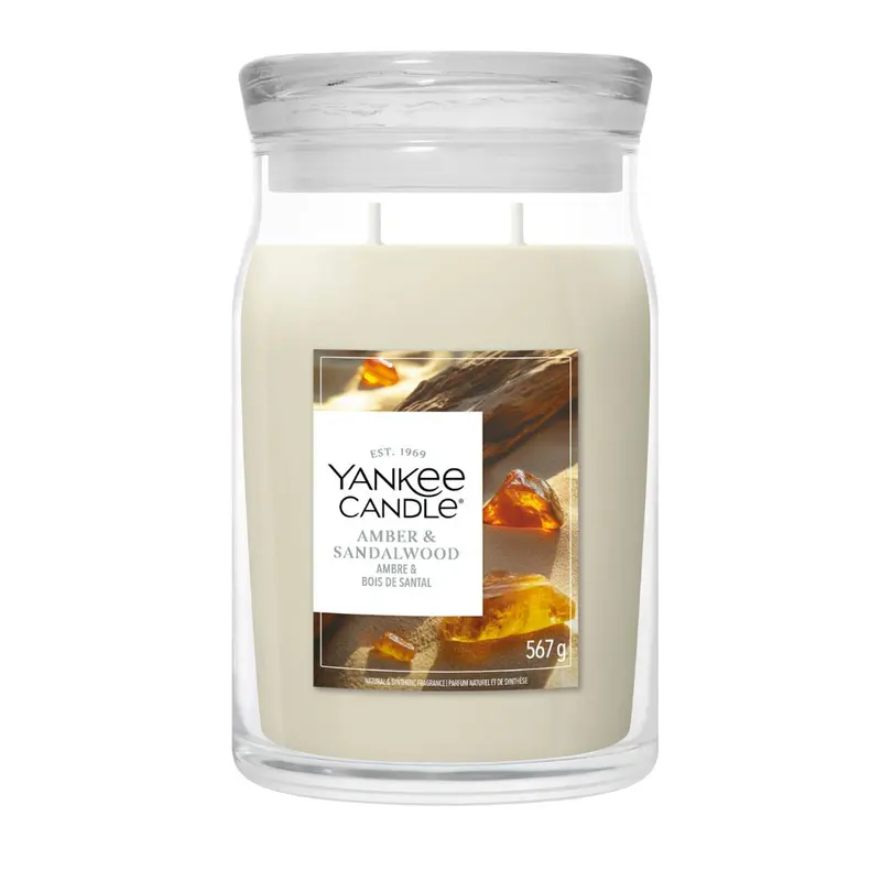 Yankee Candle - Candela amber & sandalwood