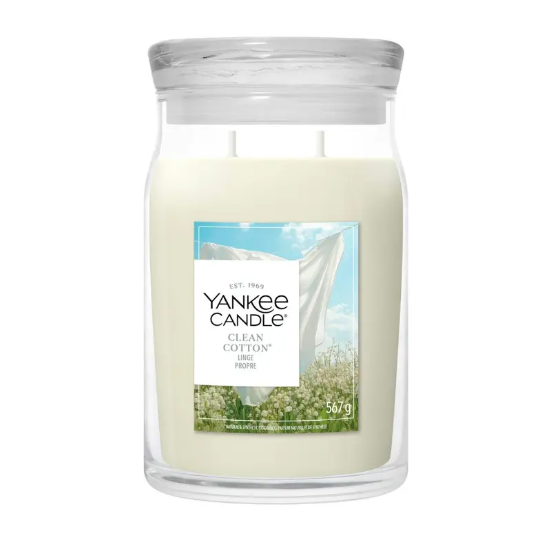Yankee Candle - Candela clean cotton