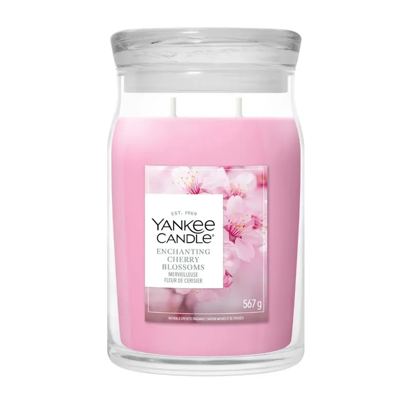 Yankee Candle - Candela enchanting cherry blossoms