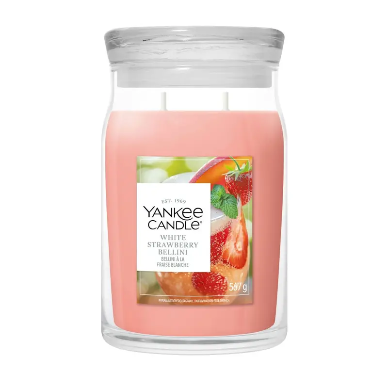 Yankee Candle - Candela strawberry bellini