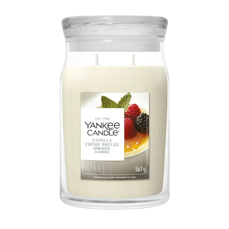 Yankee Candle - Candela vanilla crème brûlée