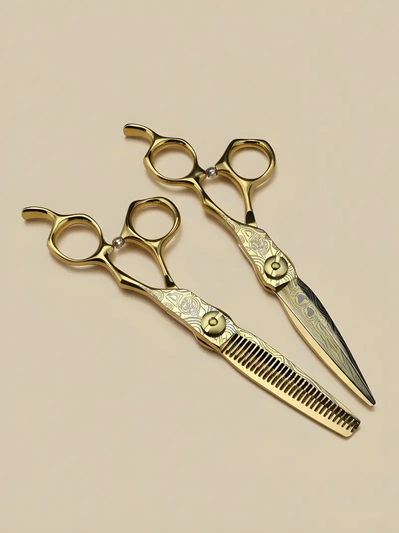 Yume Sharp – Professional 6" Right-Handed Japanese Damascus Steel Hairdressing Scissors