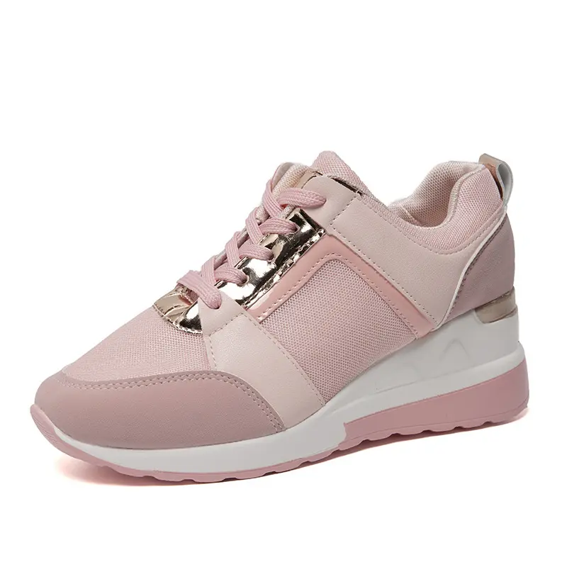 Zapatillas con Plataforma y Tacón Interno para Mujer – Diseño Moderno y Cómodo