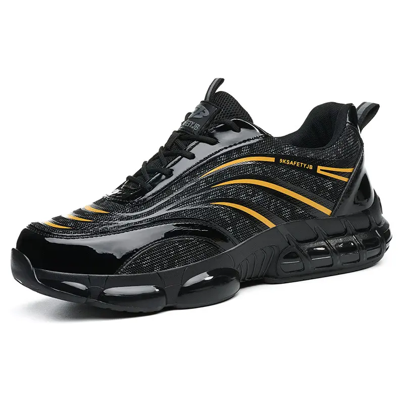 Zapatos de seguridad en PU para hombre — Protección antiperforación y puntera de acero