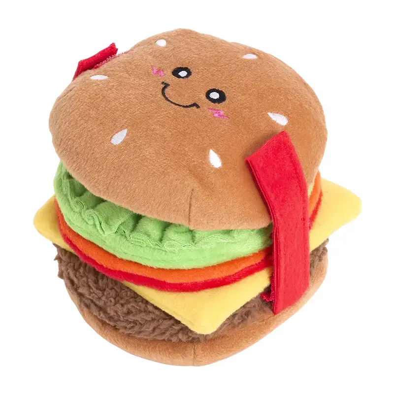 ZIPPY PAWS - Jouet de fouille pour chien - Snufflerz Stacks Cheeseburger