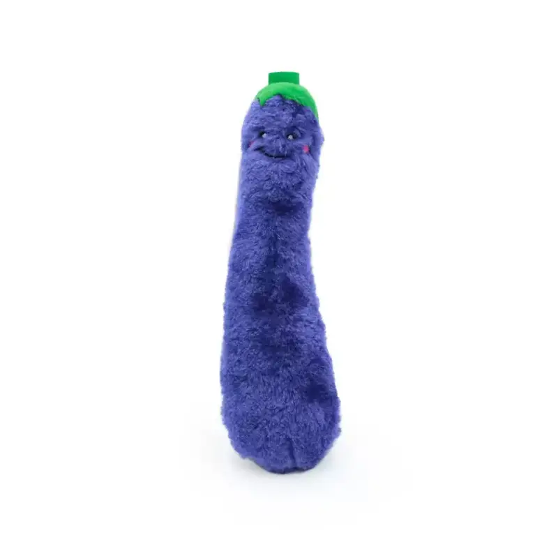 ZIPPYPAWS - Catnip Kickerz Aubergine et Carotte – Peluche à l'herbe à chat