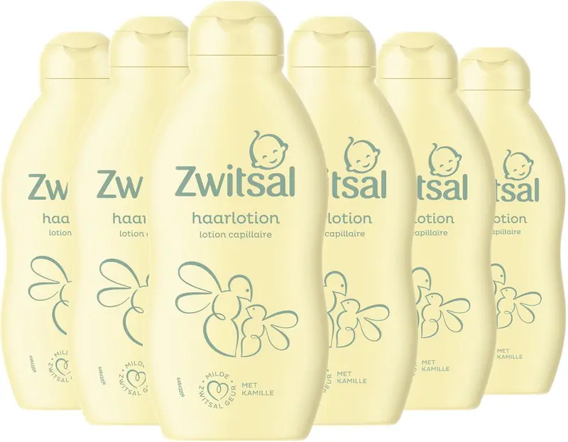 Zwitsal - haarlotion - baby - 6 x 200ml